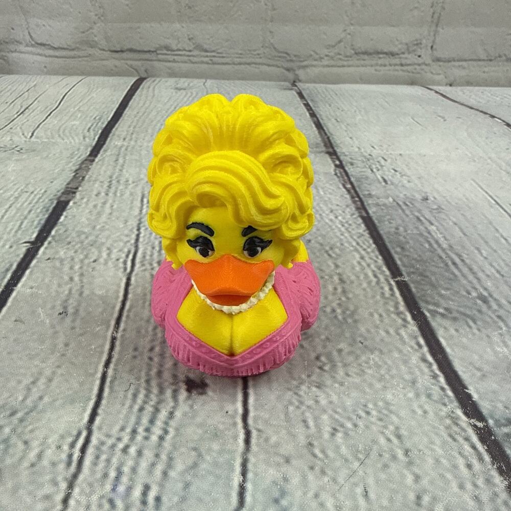 Dolly Parton Duck 3D Printed Country Music Dashboard Buddy Collectible Gift